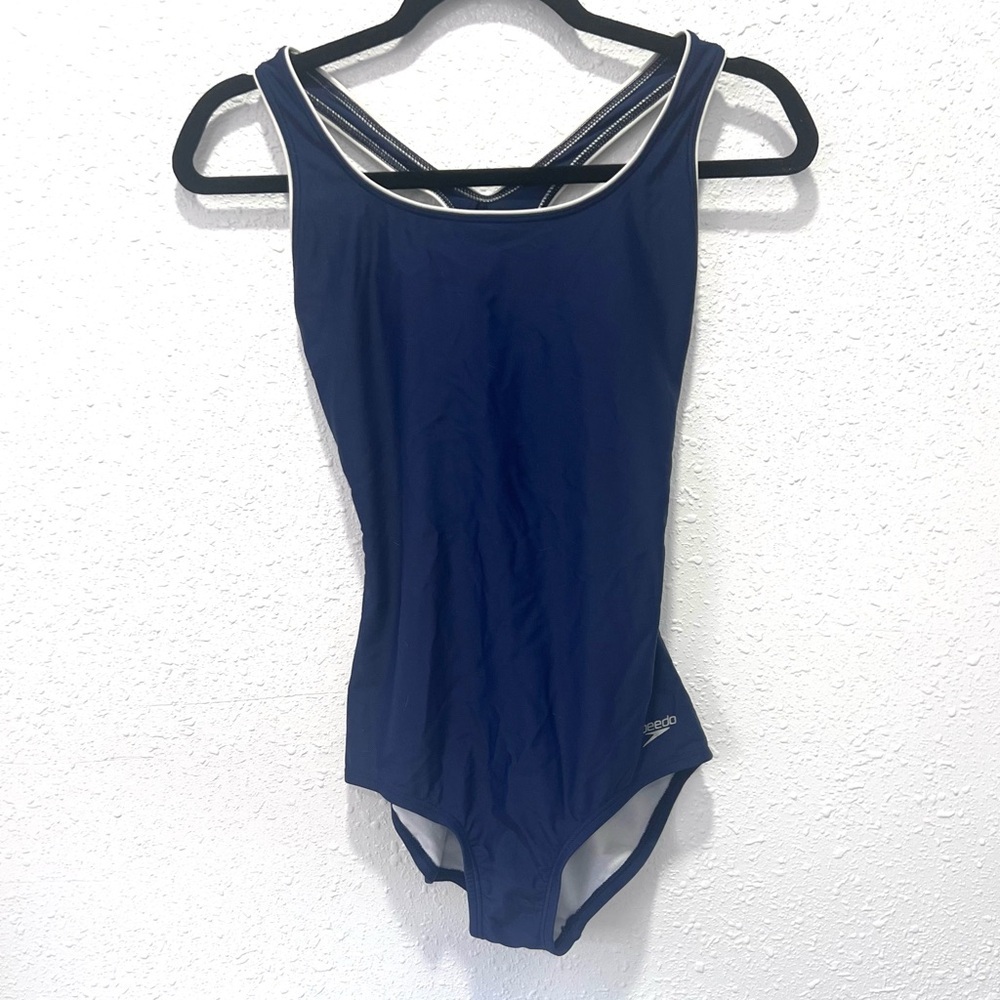 Speedo Women's Black Nylon Blend One Pie small‎